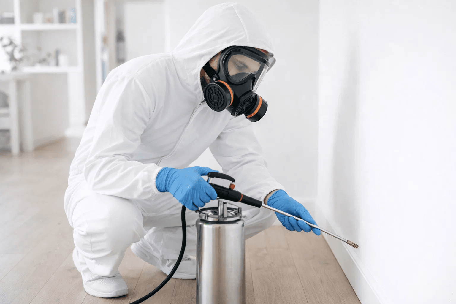 Professionnel en intervention anti-nuisibles