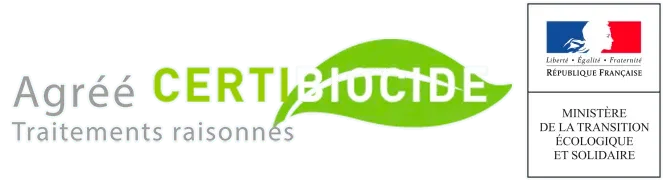 Certification CERTIBIOCIDE - Entreprise agréée lutte anti-nuisibles