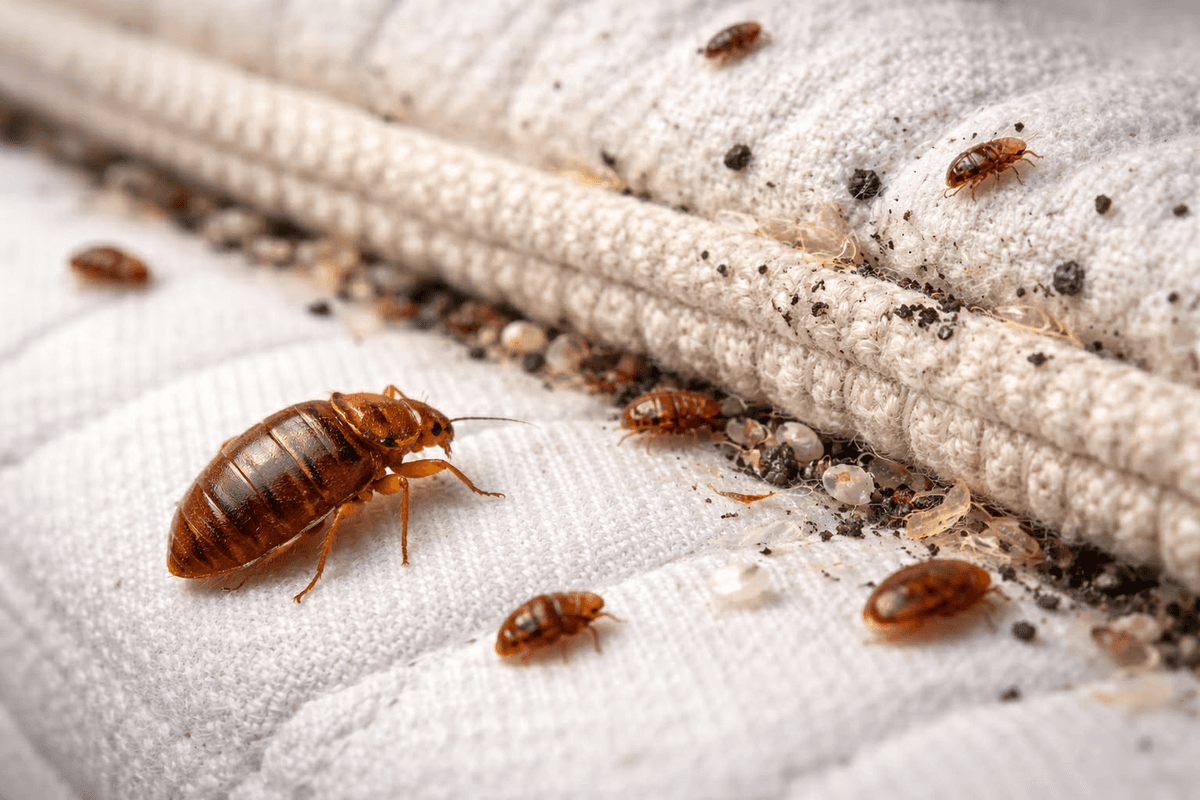 Punaises de lit - Traitement professionnel en Île-de-France